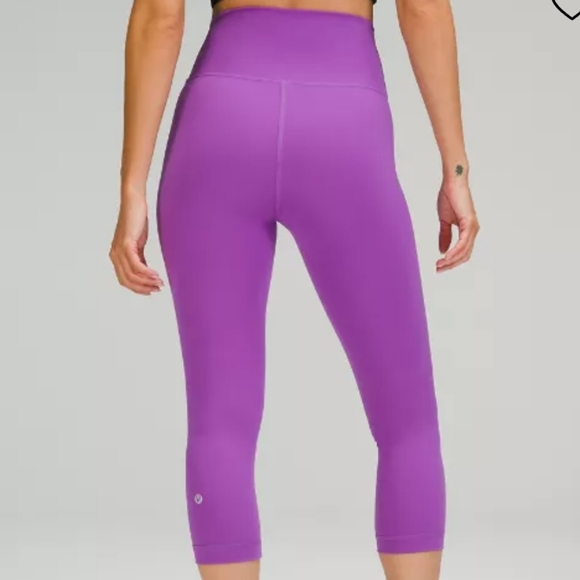 Lululemon wunder train HR crop 23" Leggings size 12 - Picture 2 of 9